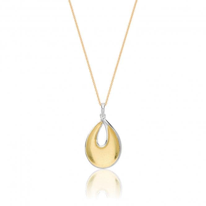 Silver Yellow Gold Plated Pendant SPG0074YSilver & CoSPG0074Y