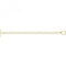 Silver Yellow Gold Plated T - Bar Circle Link Bracelet G2703GPAcotis Silver JewelleryTH - G2703GP
