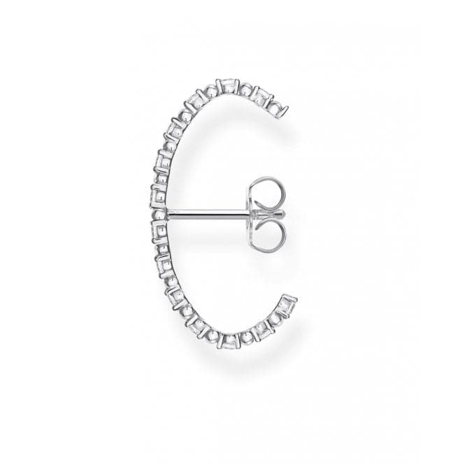 Silver Zirconia Arch Single Ear Stud H2155 - 051 - 14Thomas Sabo Charm Club CharmingH2155 - 051 - 14