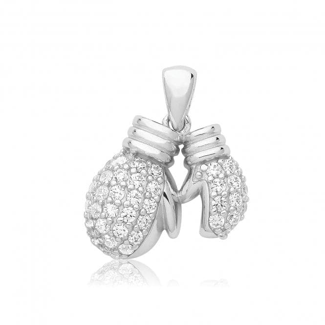 Silver Zirconia Boxing Gloves G61147Acotis Silver JewelleryTH - G61147