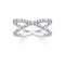Silver Zirconia Criss Cross Ring TR2318 - 051 - 14Thomas Sabo Charm Club CharmingTR2318 - 051 - 14 - 48