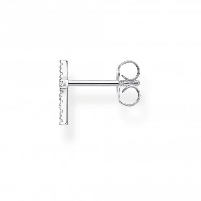 Silver Zirconia Cross Single Ear Stud H2131 - 051 - 14Thomas Sabo Charm Club CharmingH2131 - 051 - 14