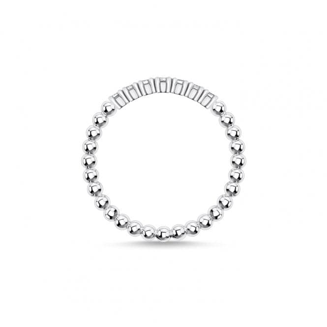 Silver Zirconia Dot Stacking Ring TR2323 - 051 - 14Thomas Sabo Charm Club CharmingTR2323 - 051 - 14 - 48