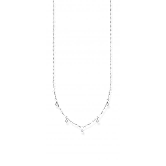 Silver Zirconia Drops Necklace 45cm KE2071 - 051 - 14 - L45vThomas Sabo Charm Club CharmingKE2071 - 051 - 14 - L45v