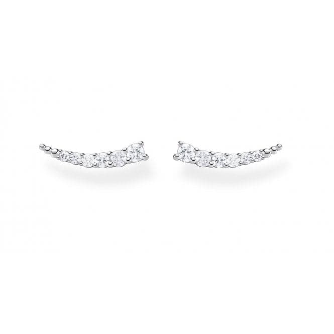 Silver Zirconia Ear Climbers H2158 - 051 - 14Thomas Sabo Charm Club CharmingH2158 - 051 - 14