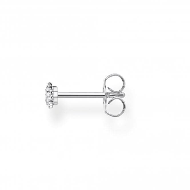 Silver Zirconia Flower Single Ear Stud H2137 - 051 - 14Thomas Sabo Charm Club CharmingH2137 - 051 - 14