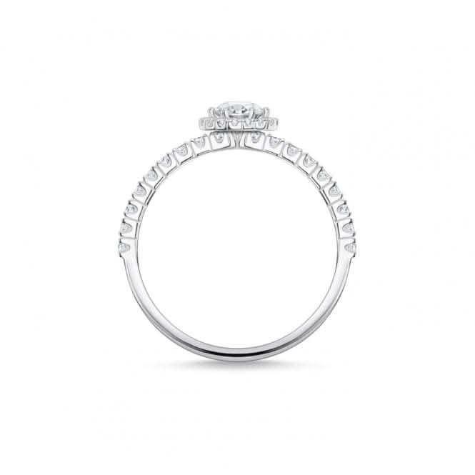 Silver Zirconia French Setting Stacking Ring TR2326 - 051 - 14Thomas Sabo Charm Club CharmingTR2326 - 051 - 14 - 48