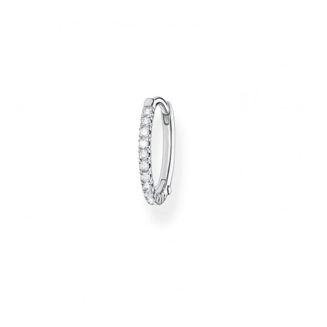 Silver Zirconia Hoop Single Earring 15mm CR657 - 051 - 14Thomas Sabo Charm Club CharmingCR657 - 051 - 14