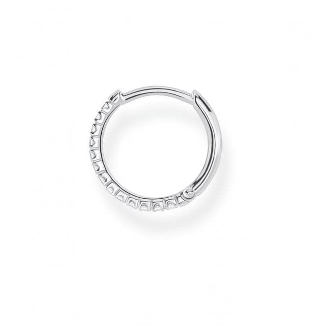 Silver Zirconia Hoop Single Earring 15mm CR657 - 051 - 14Thomas Sabo Charm Club CharmingCR657 - 051 - 14