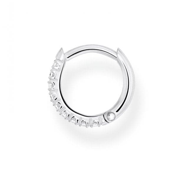 Silver Zirconia Mini Hoop Single Earring 12mm CR658 - 051 - 14Thomas Sabo Charm Club CharmingCR658 - 051 - 14