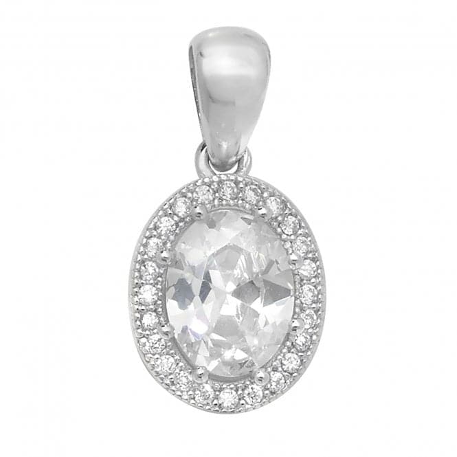 Silver Zirconia Pendant G6919Acotis Silver JewelleryTH - G6919