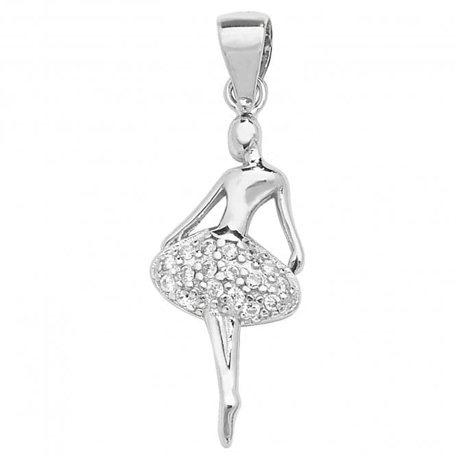 Silver Zirconia Pendant G6953Acotis Silver JewelleryTH - G6953