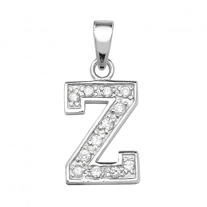 Silver Zirconia Set Initial Pendant G6124/ZAcotis Silver JewelleryTH - G6124/Z