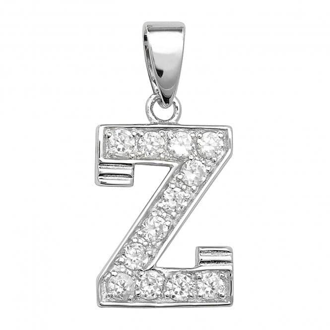 Silver Zirconia Set Initial Pendant G6125/ZAcotis Silver JewelleryTH - G6125/Z