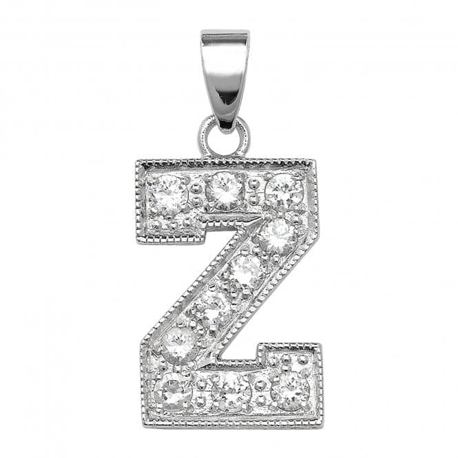 Silver Zirconia Set Initial Pendant G6126/ZAcotis Silver JewelleryTH - G6126/Z