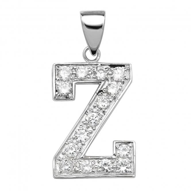 Silver Zirconia Set Initial Pendant G6127/ZAcotis Silver JewelleryTH - G6127/Z