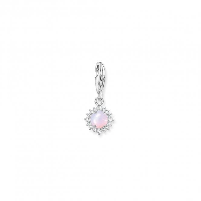 Silver Zirconia Shimmering Pink Charm 1866 - 166 - 7Thomas Sabo Charm Club1866 - 166 - 7