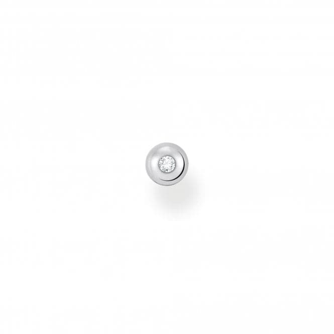 Silver Zirconia Single Ear Stud H2130 - 051 - 14Thomas Sabo Charm Club CharmingH2130 - 051 - 14