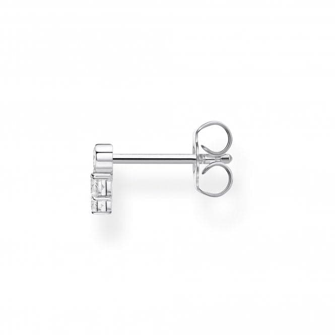 Silver Zirconia Single Ear Stud H2143 - 051 - 14Thomas Sabo Charm Club CharmingH2143 - 051 - 14