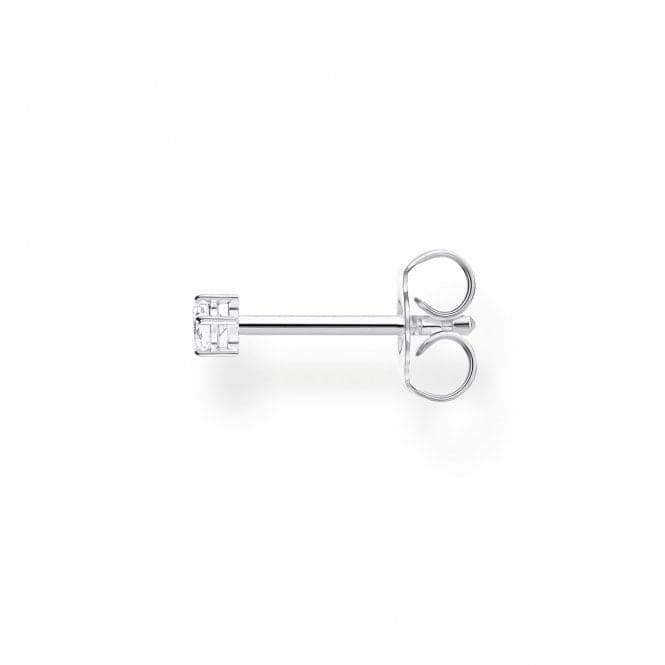 Silver Zirconia Single Ear Stud - Small H2147 - 051 - 14Thomas Sabo Charm Club CharmingH2147 - 051 - 14