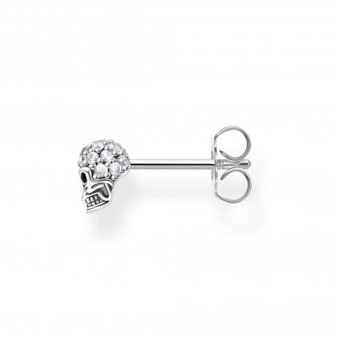 Silver Zirconia Skull Single Ear Stud H2146 - 643 - 14Thomas Sabo Charm Club CharmingH2146 - 643 - 14