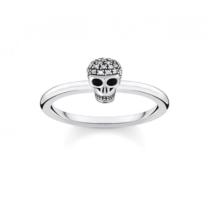 Silver Zirconia Skull Stacking Ring TR2327 - 643 - 14Thomas Sabo Charm Club CharmingTR2327 - 643 - 14 - 48