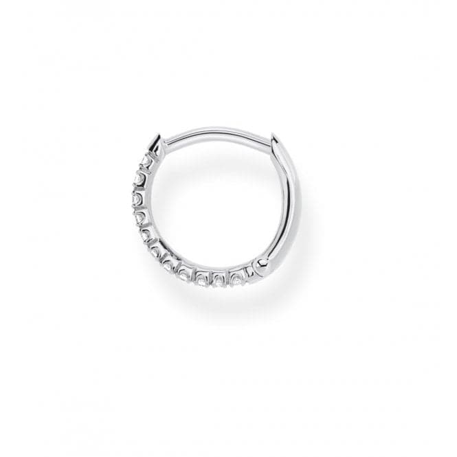 Silver Zirconia Small Hoop Single Earring 13.5mm CR659 - 051 - 14Thomas Sabo Charm Club CharmingCR659 - 051 - 14