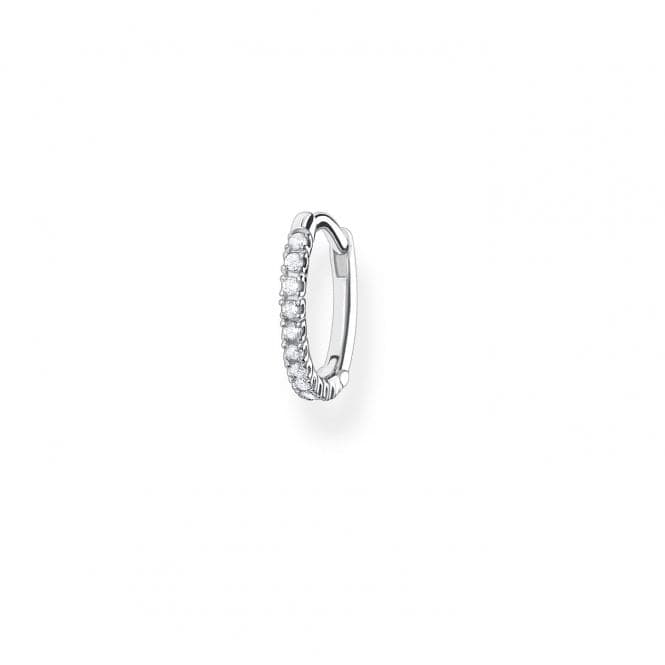 Silver Zirconia Small Hoop Single Earring 13.5mm CR659 - 051 - 14Thomas Sabo Charm Club CharmingCR659 - 051 - 14