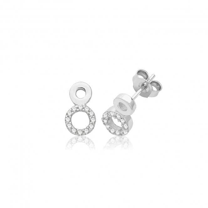 Silver Zirconia Studs G51366Acotis Silver JewelleryTH - G51366