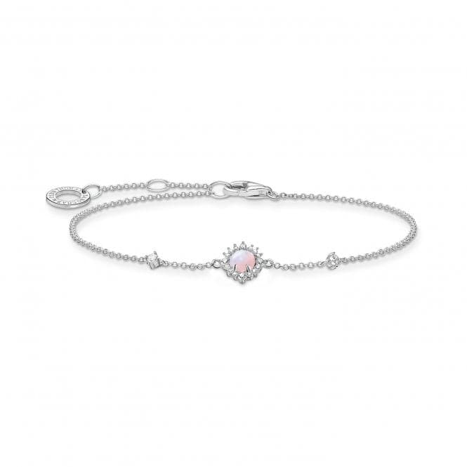 Silver Zirconia Vintage Shimmering Pink Bracelet A2023 - 166 - 7 - L19VThomas Sabo Charm Club CharmingA2023 - 166 - 7 - L19V