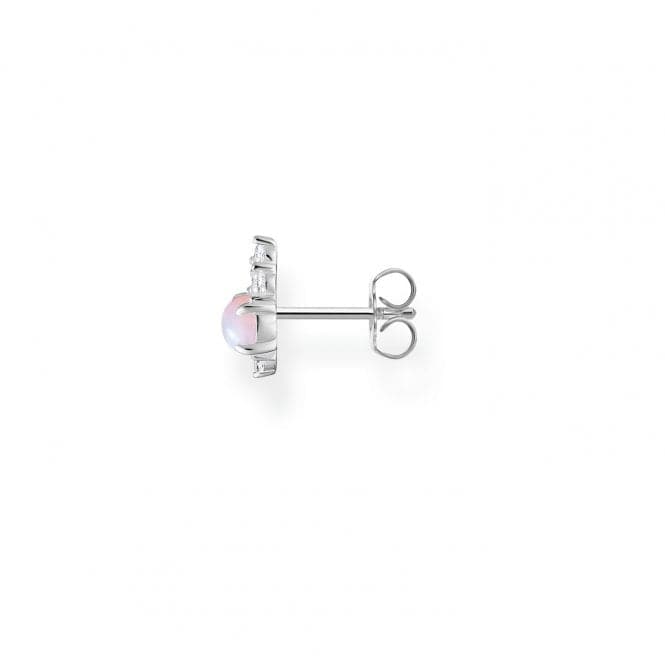 Silver Zirconia Vintage Shimmering Pink Single Ear Stud H2181 - 166 - 7Thomas Sabo Charm Club CharmingH2181 - 166 - 7