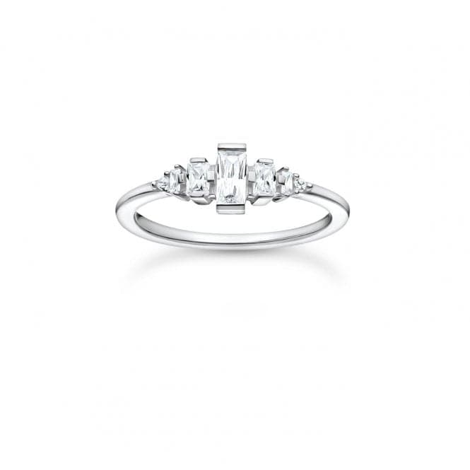 Silver Zirconia Vintage White Stones Ring TR2347 - 051 - 14Thomas Sabo Charm Club CharmingTR2347 - 051 - 14 - 48