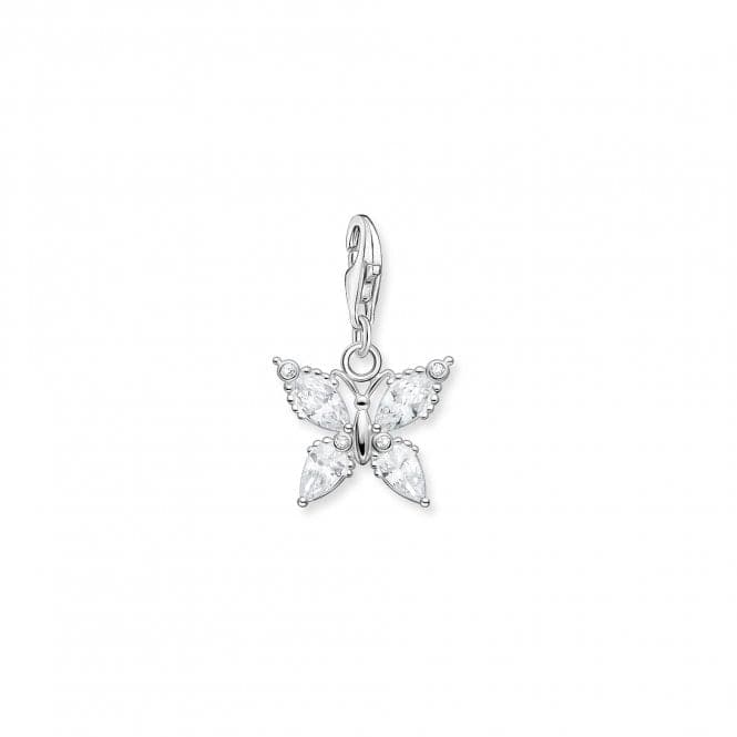 Silver Zirconia White Butterfly Charm 1862 - 051 - 14Thomas Sabo Charm Club1862 - 051 - 14