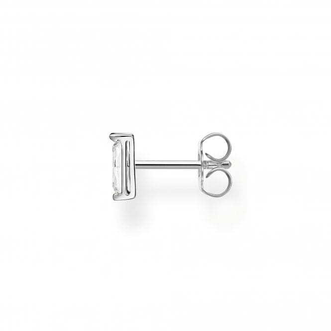 Silver Zirconia White Stone Single Ear Stud H2185 - 051 - 14Thomas Sabo Charm Club CharmingH2185 - 051 - 14