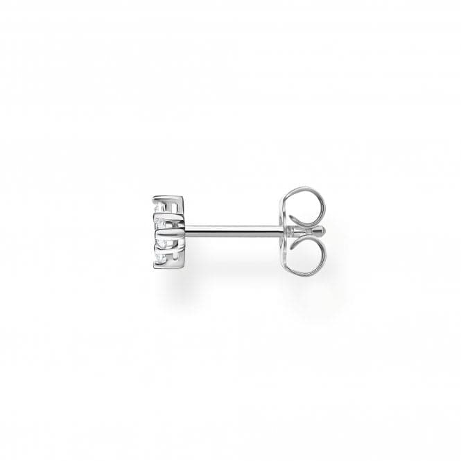 Silver Zirconia White Stone Single Ear Stud H2186 - 051 - 14Thomas Sabo Charm Club CharmingH2186 - 051 - 14