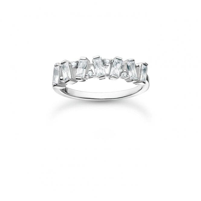 Silver Zirconia White Stones Ring TR2346 - 051 - 14Thomas Sabo Charm Club CharmingTR2346 - 051 - 14 - 48