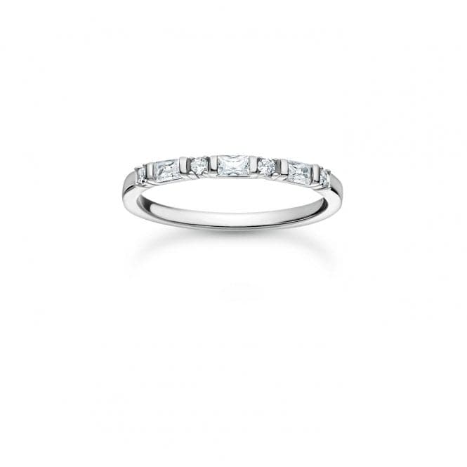 Silver Zirconia White Stones Ring TR2348 - 051 - 14Thomas Sabo Charm Club CharmingTR2348 - 051 - 14 - 48