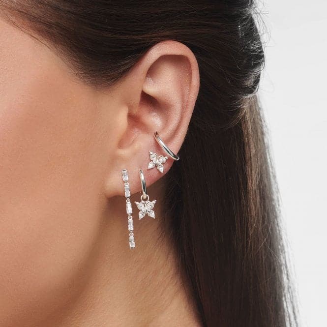 Silver Zirconia White Stones Single Earring H2184 - 051 - 14Thomas Sabo Charm Club CharmingH2184 - 051 - 14