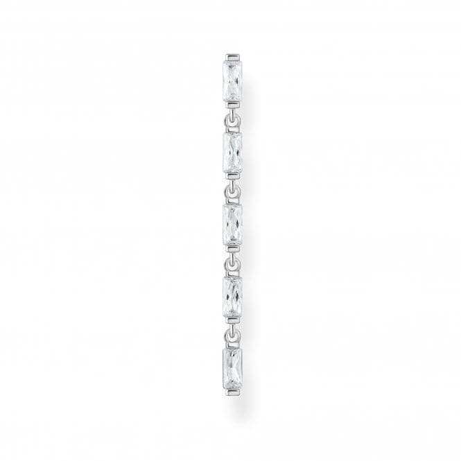 Silver Zirconia White Stones Single Earring H2184 - 051 - 14Thomas Sabo Charm Club CharmingH2184 - 051 - 14