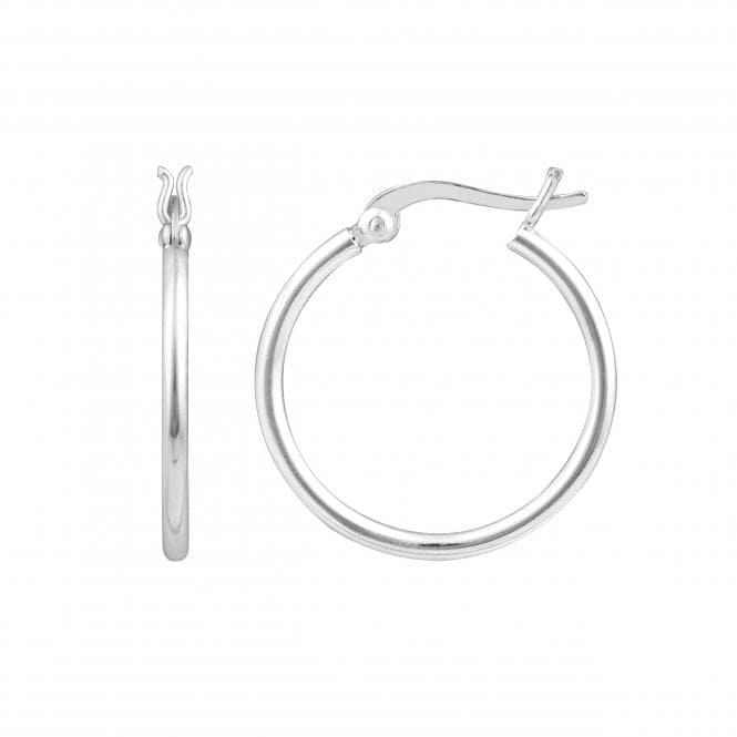 Simple Plain 25mm Hoop Earrings 6853HPDew6853HP