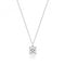 Single Stone 6mm Cushion Cut Claw Set Pendant SPG0083Silver & CoSPG0083