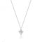 Single Stone 6mm Heart Cut Claw Set Pendant SPG0084Silver & CoSPG0084