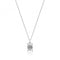 Single Stone 7 X 5 Emerald Cut Claw Set Pendant SPG0079Silver & CoSPG0079