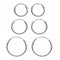 Sleeper Hoop Earring Set - 11mm, 13mm, 15mm 67710HPDew67710HP