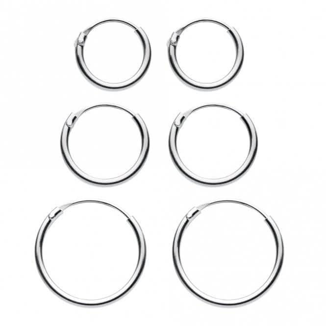Sleeper Hoop Earring Set - 11mm, 13mm, 15mm 67710HPDew67710HP