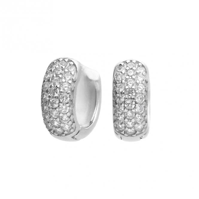 Small Wide Pave Huggies Earrings E6060DiamonfireE6060