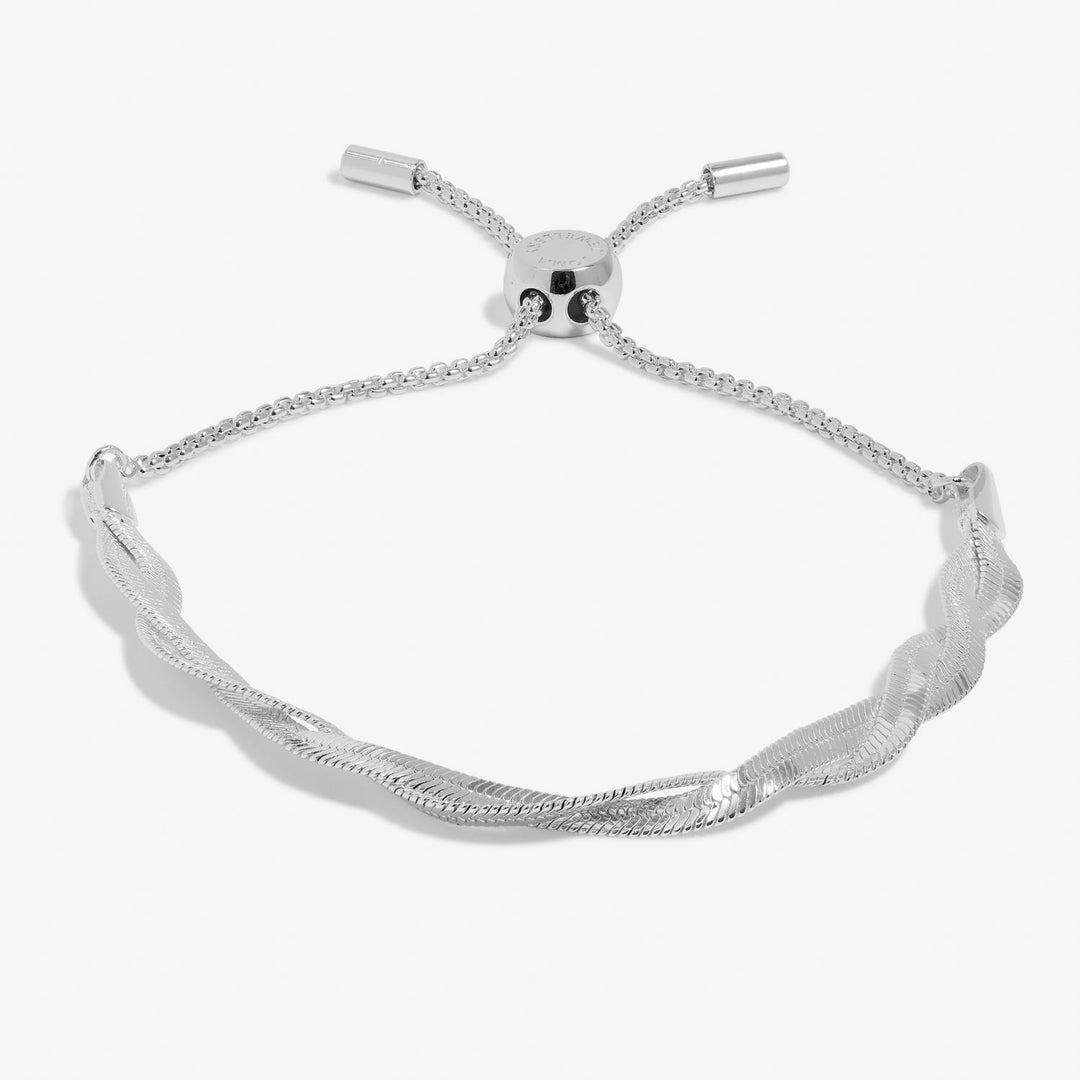 Snake Chain Bar Silver Plated Bracelet 7892Joma Jewellery7892