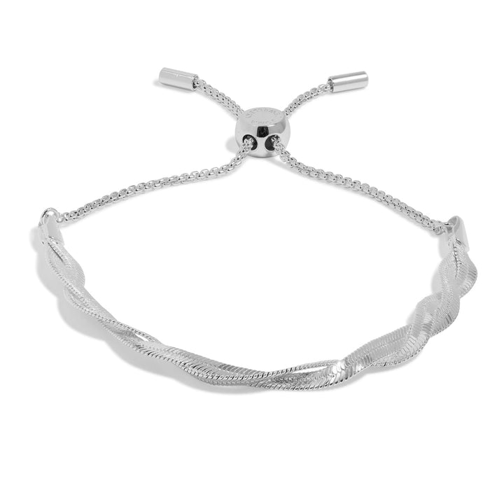 Snake Chain Bar Silver Plated Bracelet 7892Joma Jewellery7892