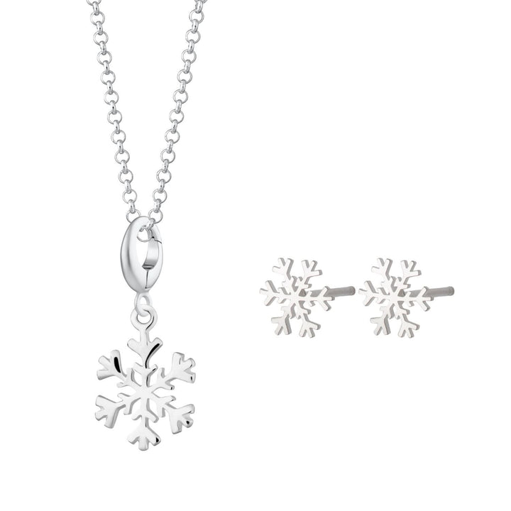 Silver Snowflake Charm CSSF