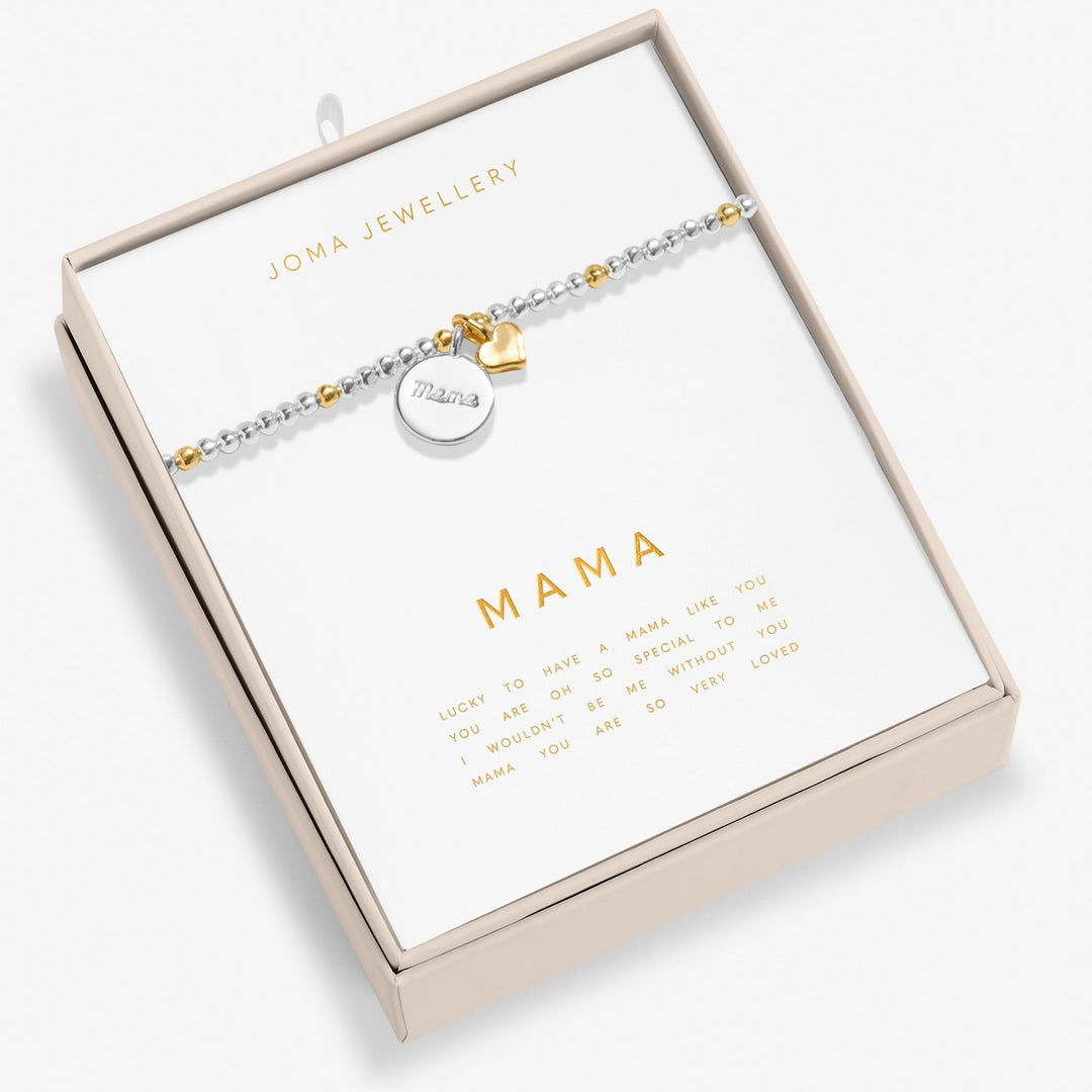 So Loved Mama Silver & Gold Plated Bracelet 8701Joma Jewellery8701